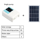 Intelligent Water Pump Solar Garden Automatic Watering Device Solar Energy Charging Timer System Potted Plant Drip Irrigation