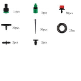 30m Automatic Micro Drip Irrigation System Garden Irrigation Spray Self Watering Kits with Adjustable Dripper