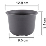 T4U Plastic Round flowerpot for cactus succulent Planter flower pots bonsai pot Plant Pot garden decoration