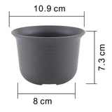 T4U Plastic Round flowerpot for cactus succulent Planter flower pots bonsai pot Plant Pot garden decoration