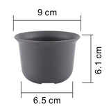 T4U Plastic Round flowerpot for cactus succulent Planter flower pots bonsai pot Plant Pot garden decoration