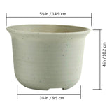 T4U Plastic Round flowerpot for cactus succulent Planter flower pots bonsai pot Plant Pot garden decoration
