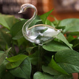 12 Shapes Glass Automatic Self Watering Bird Watering Cans Flowers Plant Decorative Clear Glass Watering Device Houseplant
