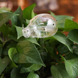 12 Shapes Glass Automatic Self Watering Bird Watering Cans Flowers Plant Decorative Clear Glass Watering Device Houseplant