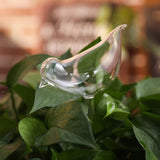 12 Shapes Glass Automatic Self Watering Bird Watering Cans Flowers Plant Decorative Clear Glass Watering Device Houseplant