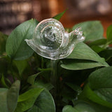 12 Shapes Glass Automatic Self Watering Bird Watering Cans Flowers Plant Decorative Clear Glass Watering Device Houseplant