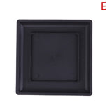 1PCS Black  Plastic Succulent Flower Pot Garden Supplies Bonsai Nursery Pots Retro Plant Pot Balcony Decorations