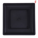 1PCS Black  Plastic Succulent Flower Pot Garden Supplies Bonsai Nursery Pots Retro Plant Pot Balcony Decorations