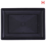 1PCS Black  Plastic Succulent Flower Pot Garden Supplies Bonsai Nursery Pots Retro Plant Pot Balcony Decorations