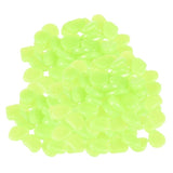 50Pcs Glow in the Dark Garden Pebbles Glow Stones Rocks for Walkways Garden Path Patio Lawn Garden Yard Decor Luminous Stones