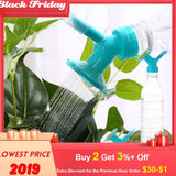 2In1 Plastic Sprinkler Nozzle For Flower Waterers Bottle Watering Cans Sprinkler