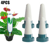 4 Pcs Ceramic Self Watering Spikes Automatic Plants Drip Irrigation Water Stakes for Indoor Outdoor HYD88