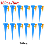 18pc Auto Drip Irrigation Watering System Automatic Watering Spike for Plant Flower Indoor Household Waterers Bottle Drip Irriga