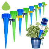 Garden Plant Water Seepage Organ Automatic Drop Valve Adjusttable Flower Self Watering Spikes Stakes Irrigation System