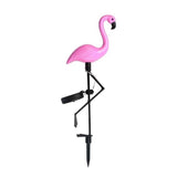 Solar Powered Flamingo Stake LED Light Waterproof Pathway Garden Lawn Yard Lamp