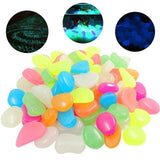 30 Pcs Glow in the Dark Garden Pebbles Glow Stones Rocks for Walkways Garden Path Patio Lawn Garden Yard Decor Luminous stones
