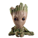 Baby Groot Flowerpot Flower Pot Planter Action Figures Tree Man Cute Model Toy Pen Pot Garden Flower Pots Home Decoration
