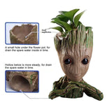 Baby Groot Flowerpot Flower Pot Planter Action Figures Tree Man Cute Model Toy Pen Pot Garden Flower Pots Home Decoration