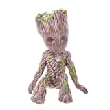 Baby Groot Flowerpot Flower Pot Planter Action Figures Tree Man Cute Model Toy Pen Pot Garden Flower Pots Home Decoration