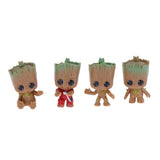 Baby Groot Flowerpot Flower Pot Planter Action Figures Tree Man Cute Model Toy Pen Pot Garden Flower Pots Home Decoration