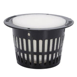 10Pcs Mesh Pot Net Cup Basket Hydroponic System Garden Plant Grow Vegetable Cloning Foam Seed Germinate Nursery Pots 2 Size