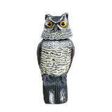 Outdoor Hunting Plastic Fake Owl Crow Decoys Garden Yards Ornaments Scarecrow Pest Deterrent Repeller Garden Bird Scarecrow