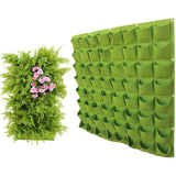 Wall Hanging Planting Bags Garden Vertical Planter Multi Pocket For  Wall-mounted Gardening Flower Outdoor Indoor Growing Pots