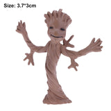 Hot Flower Pot Baby Groot Flowerpot Cute Toy Pen Pot Holder PVC Hero Model Baby Tree Man Garden Plant Pot Groot Dropshipping