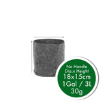 Non-Woven Felt 1-30 Gallon Fabric Grow Bags Breathable Pots Planter Root Pouch Container Plant Smart Pots with Handles Garden Su