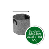 Non-Woven Felt 1-30 Gallon Fabric Grow Bags Breathable Pots Planter Root Pouch Container Plant Smart Pots with Handles Garden Su
