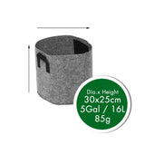 Non-Woven Felt 1-30 Gallon Fabric Grow Bags Breathable Pots Planter Root Pouch Container Plant Smart Pots with Handles Garden Su