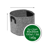 Non-Woven Felt 1-30 Gallon Fabric Grow Bags Breathable Pots Planter Root Pouch Container Plant Smart Pots with Handles Garden Su