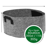Non-Woven Felt 1-30 Gallon Fabric Grow Bags Breathable Pots Planter Root Pouch Container Plant Smart Pots with Handles Garden Su